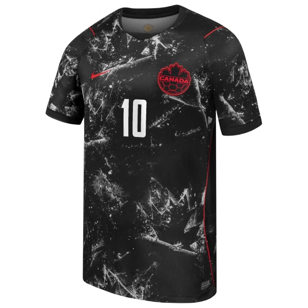 Camiseta Canadá J. David 10 Visitante Mundial 2026
