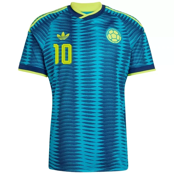 Camiseta Colombia James 10 Visitante Mundial 2026
