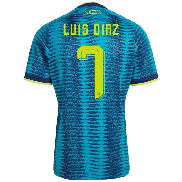 Camiseta Colombia Luis Díaz 7 Visitante Mundial 2026 Camiseta Colombia Luis Díaz 7 Visitante Mundial 2026