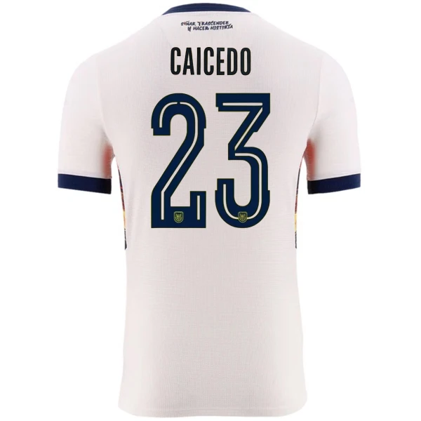 Camiseta Ecuador Moisés Caicedo 23 Tercera Equipación Mundial 2026