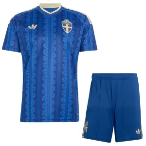 Conjunto Suecia Visitante Mundial 2026 Niño