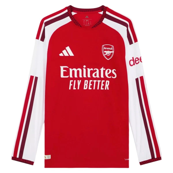 Camiseta Arsenal Local 2026/2027 Manga Larga Camiseta Arsenal Local 2026/2027 Manga Larga