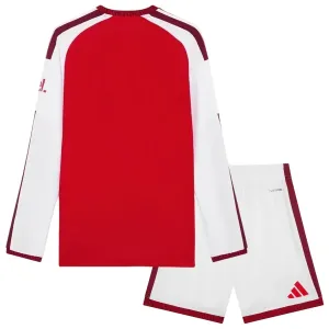 Conjunto Arsenal Local 2026/2027 Niño Manga Larga