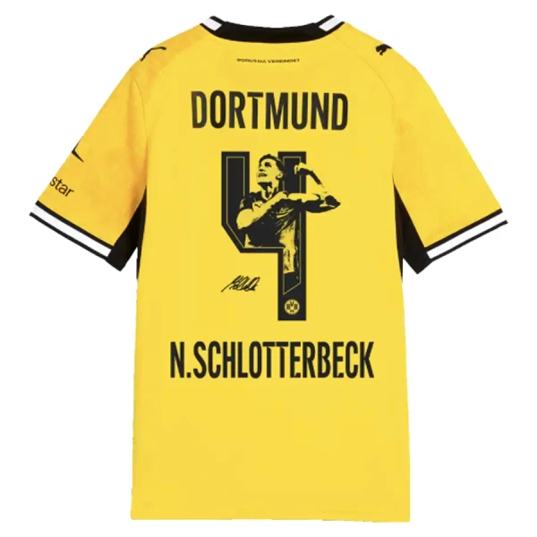 Camiseta Borussia Dortmund Nico Schlotterbeck 4 Local 2026/2027 Edición Especial Camiseta Borussia Dortmund Nico Schlotterbeck 4 Local 2026/2027 Edición Especial