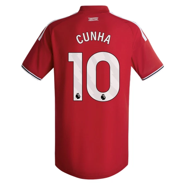 Camiseta Manchester United Matheus Cunha 10 Local 2026/2027 Camiseta Manchester United Matheus Cunha 10 Local 2026/2027