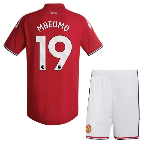 Conjunto Manchester United Bryan Mbeumo 19 Local 2026/2027 Niño
