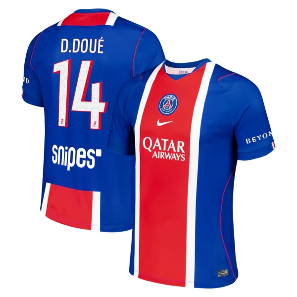 Camiseta PSG Désiré Doué 14 Local 2026/2027 Camiseta PSG Désiré Doué 14 Local 2026/2027