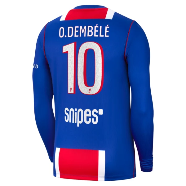 Camiseta PSG Ousmane Dembélé 10 Local 2026/2027 Manga Larga