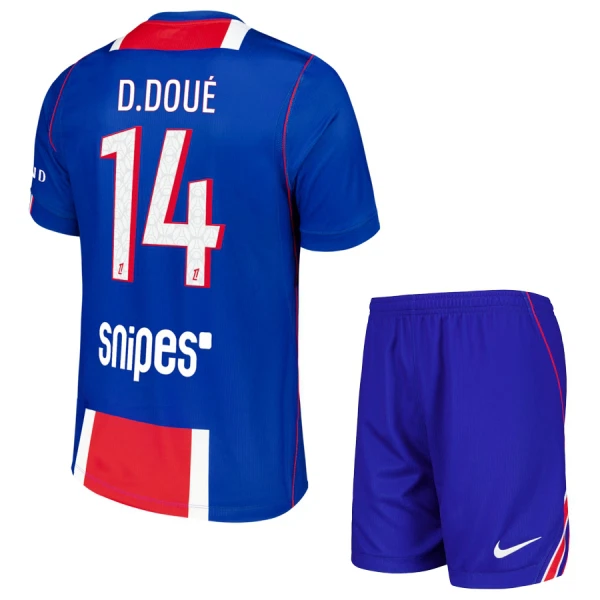 Conjunto PSG Désiré Doué 14 Local 2026/2027 Niño