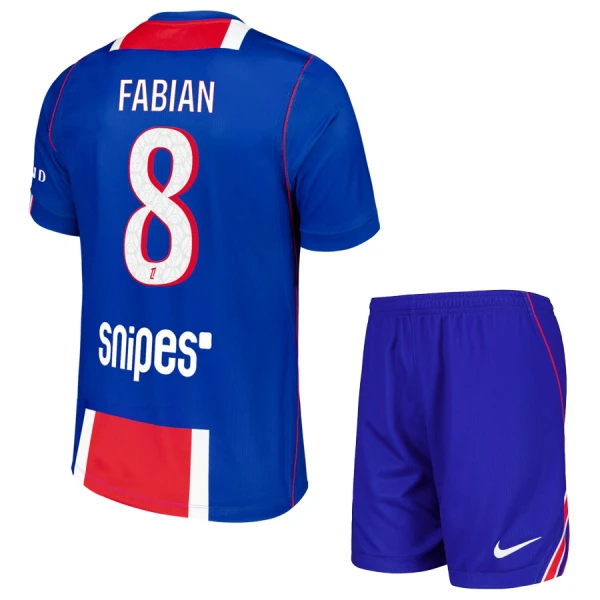 Conjunto PSG Fabián Ruiz 8 Local 2026/2027 Niño Conjunto PSG Fabián Ruiz 8 Local 2026/2027 Niño