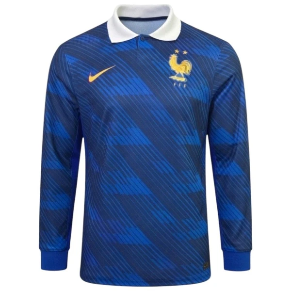 Camiseta Francia Local Mundial 2026 Manga Larga