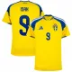Camiseta Suecia Alexander Isak 9 Local Mundial 2026 Camiseta Suecia Alexander Isak 9 Local Mundial 2026