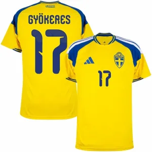 Camiseta Suecia Viktor Gyökeres 17 Local Mundial 2026