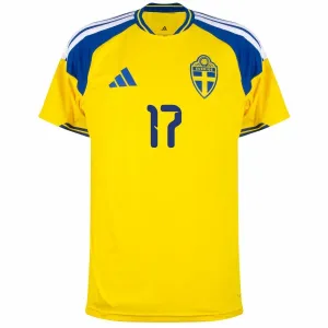 Camiseta Suecia Viktor Gyökeres 17 Local Mundial 2026
