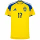 Camiseta Suecia Viktor Gyökeres 17 Local Mundial 2026