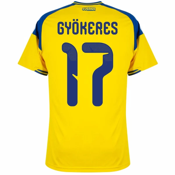 Camiseta Suecia Viktor Gyökeres 17 Local Mundial 2026