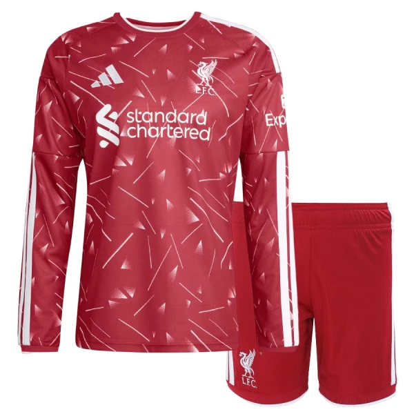 Conjunto Liverpool Local 2026/2027 Niño Manga Larga