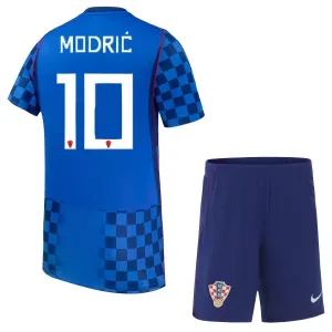 Conjunto Croacia Luka Modrić 10 Visitante Mundial 2026 Niño