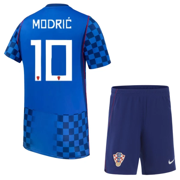 Conjunto Croacia Luka Modrić 10 Visitante Mundial 2026 Niño Conjunto Croacia Luka Modrić 10 Visitante Mundial 2026 Niño