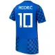 Conjunto Croacia Luka Modrić 10 Visitante Mundial 2026 Niño