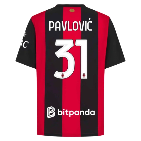 Camiseta AC Milan Pavlovic 31 Local 2026/2027
