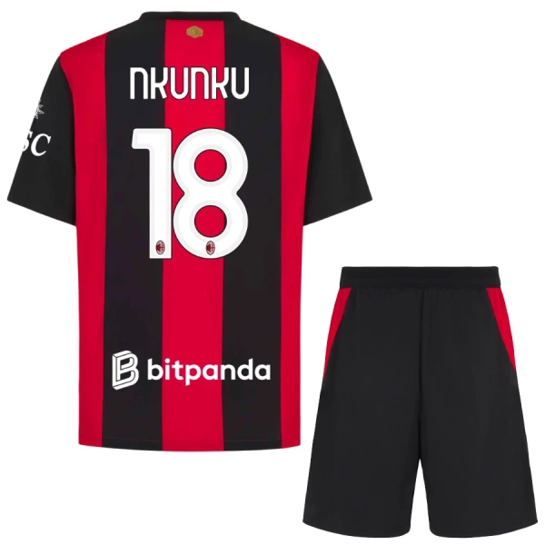 Conjunto AC Milan Christopher Nkunku 18 Local 2026/2027 Niño Conjunto AC Milan Christopher Nkunku 18 Local 2026/2027 Niño