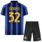 Conjunto Inter de Milán Federico Dimarco 32 Local 2026/2027 Niño