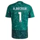 Conjunto Liverpool Alisson Becker 1 Local Portero 2026/2027 Niño Verde