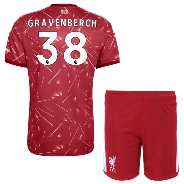 Conjunto Liverpool Gravenberch 38 Local 2026/2027 Niño