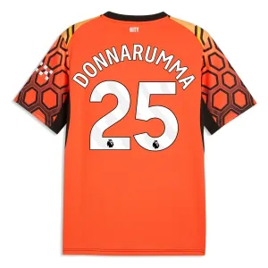 Camiseta Manchester City Gianluigi Donnarumma 25 Tercera Equipación Portero 2026/2027 Naranja