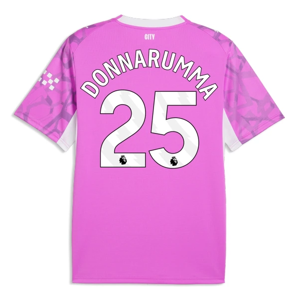 Camiseta Manchester City Gianluigi Donnarumma 25 Visitante Portero 2026/2027 Rosa