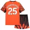 Conjunto Manchester City Gianluigi Donnarumma 25 Tercera Equipación Portero 2026/2027 Niño Naranja