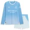 Conjunto Manchester City Local 2026/2027 Niño Manga Larga
