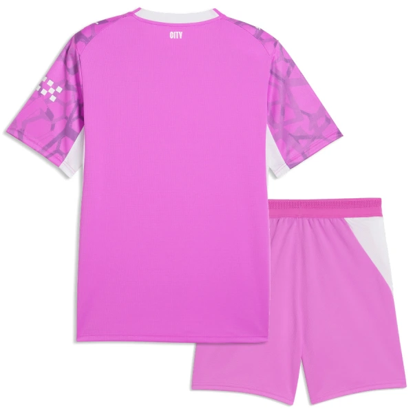 Conjunto Manchester City Visitante Portero 2026/2027 Niño Rosa