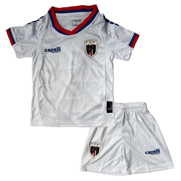 Conjunto Cabo Verde Visitante Mundial 2026 Niño