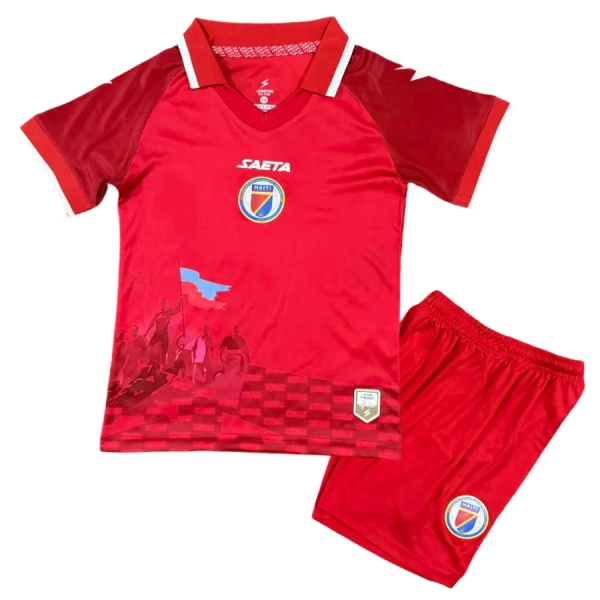 Conjunto Haiti Tercera Equipación Mundial 2026 Niño