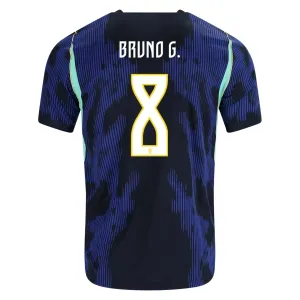 Camiseta Brasil Bruno Guimaraes 8 Visitante Mundial 2026