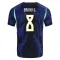 Camiseta Brasil Bruno Guimaraes 8 Visitante Mundial 2026