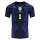 Camiseta Brasil Bruno Guimaraes 8 Visitante Mundial 2026