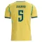 Camiseta Brasil Casemiro 5 Local Mundial 2026