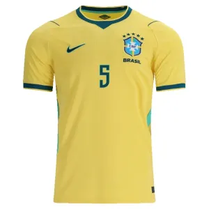 Camiseta Brasil Casemiro 5 Local Mundial 2026