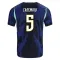 Camiseta Brasil Casemiro 5 Visitante Mundial 2026