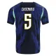 Camiseta Brasil Casemiro 5 Visitante Mundial 2026
