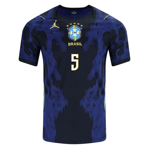 Camiseta Brasil Casemiro 5 Visitante Mundial 2026