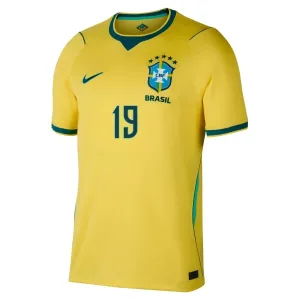 Camiseta Brasil Endrick 19 Local Mundial 2026