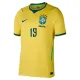 Camiseta Brasil Endrick 19 Local Mundial 2026