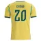 Camiseta Brasil Estêvão 20 Local Mundial 2026
