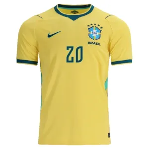 Camiseta Brasil Estêvão 20 Local Mundial 2026