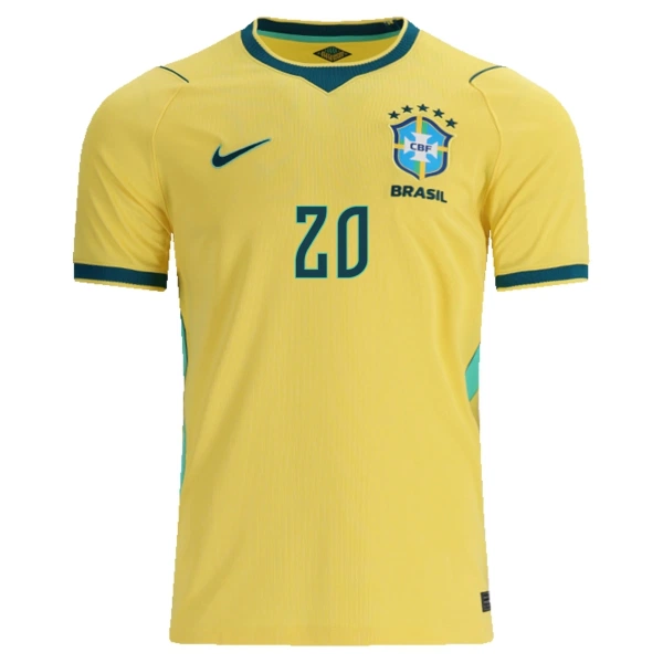 Camiseta Brasil Estêvão 20 Local Mundial 2026