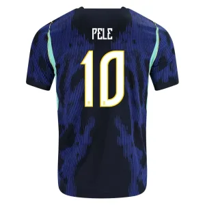 Camiseta Brasil Pele 10 Visitante Mundial 2026